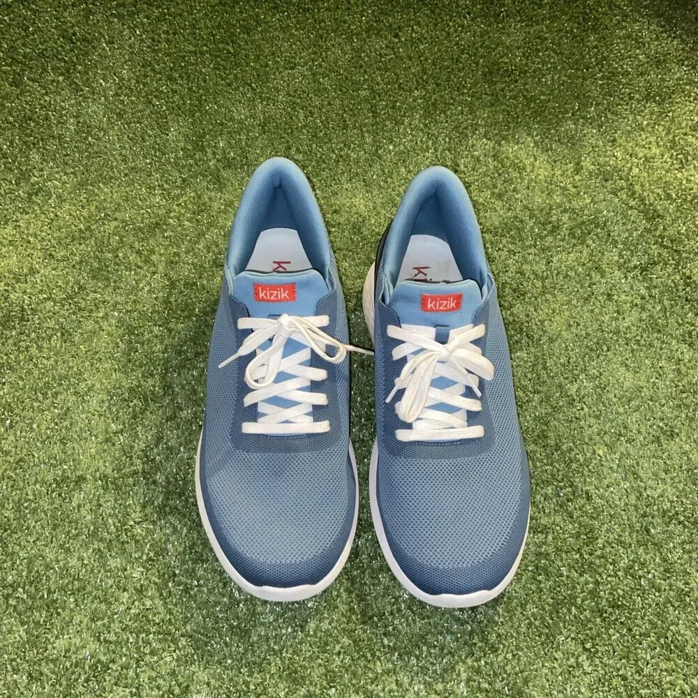 Kizik Athens Hands Free Labs Sneakers Sea Blue Shoes Men’s 14 Wide Womens 15.5